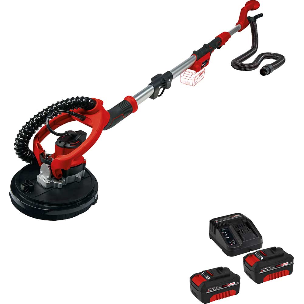 Einhell TE-DW 18/225 Li 18v Cordless 225mm Drywall Sander 2 x 4ah Li-ion Battery Charger No Case
