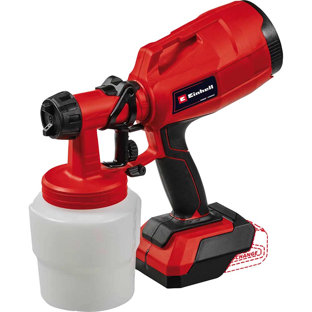 Image of Einhell TC-SY 18/60 Li 18v Cordless Paint Spray Gun No Batteries No Charger No Case