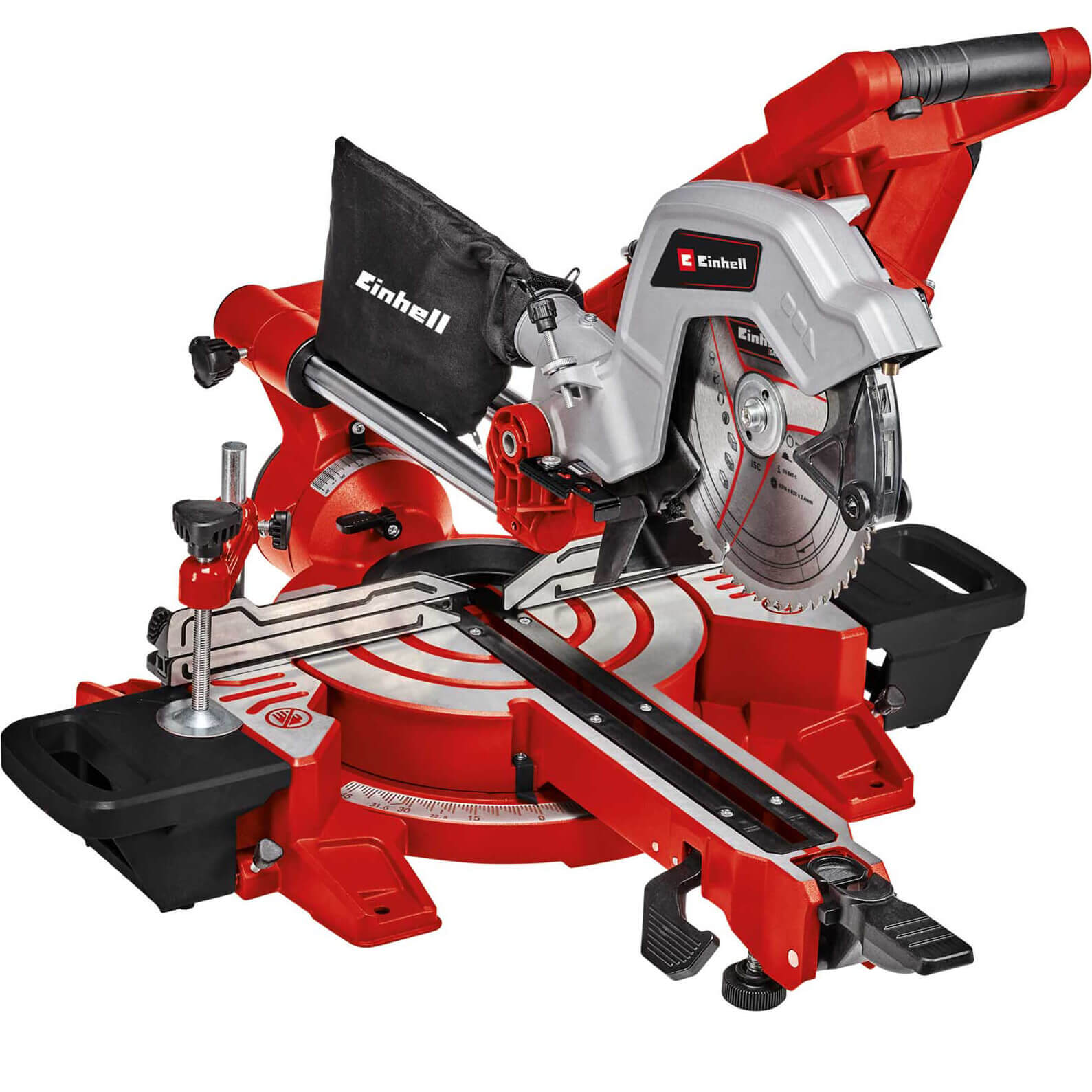 Image of Einhell TE-SM 216 Double Bevel Sliding Mitre Saw 216mm