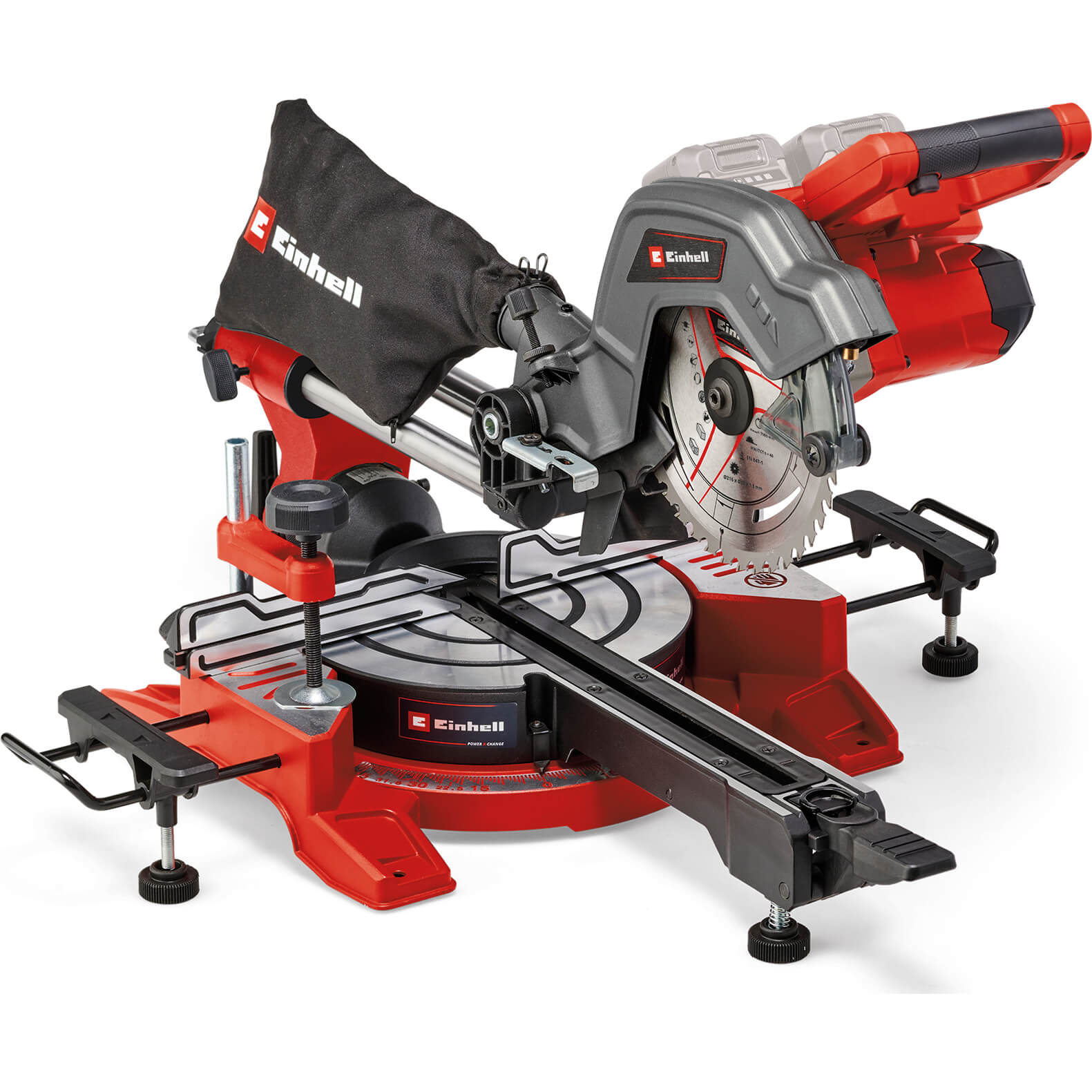 Einhell TE-SM 36/8 L Li 36v Cordless Sliding Compound Mitre Saw 216mm No Batteries No Charger No Case