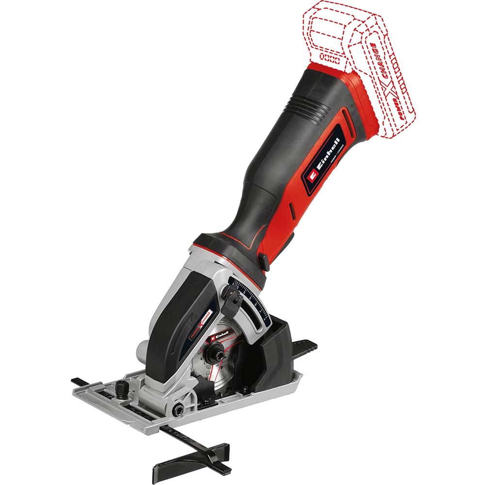 Image of Einhell TE-CS 18/89 Li 18v Mini Cordless Circular Saw 89mm No Batteries No Charger No Case