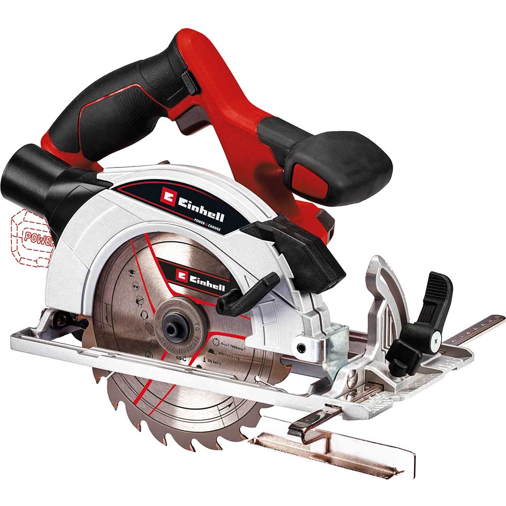 Image of Einhell TE-CS 18/165-1 Li 18v Cordless Circular Saw 165mm No Batteries No Charger No Case