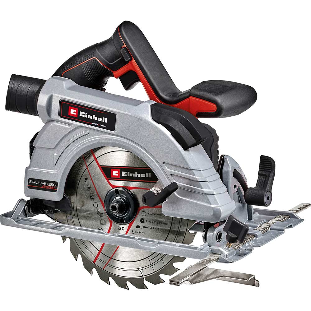 Image of Einhell TE-CS 18/190 Li BL 18v Cordless Brushless Circular Saw 190mm No Batteries No Charger No Case