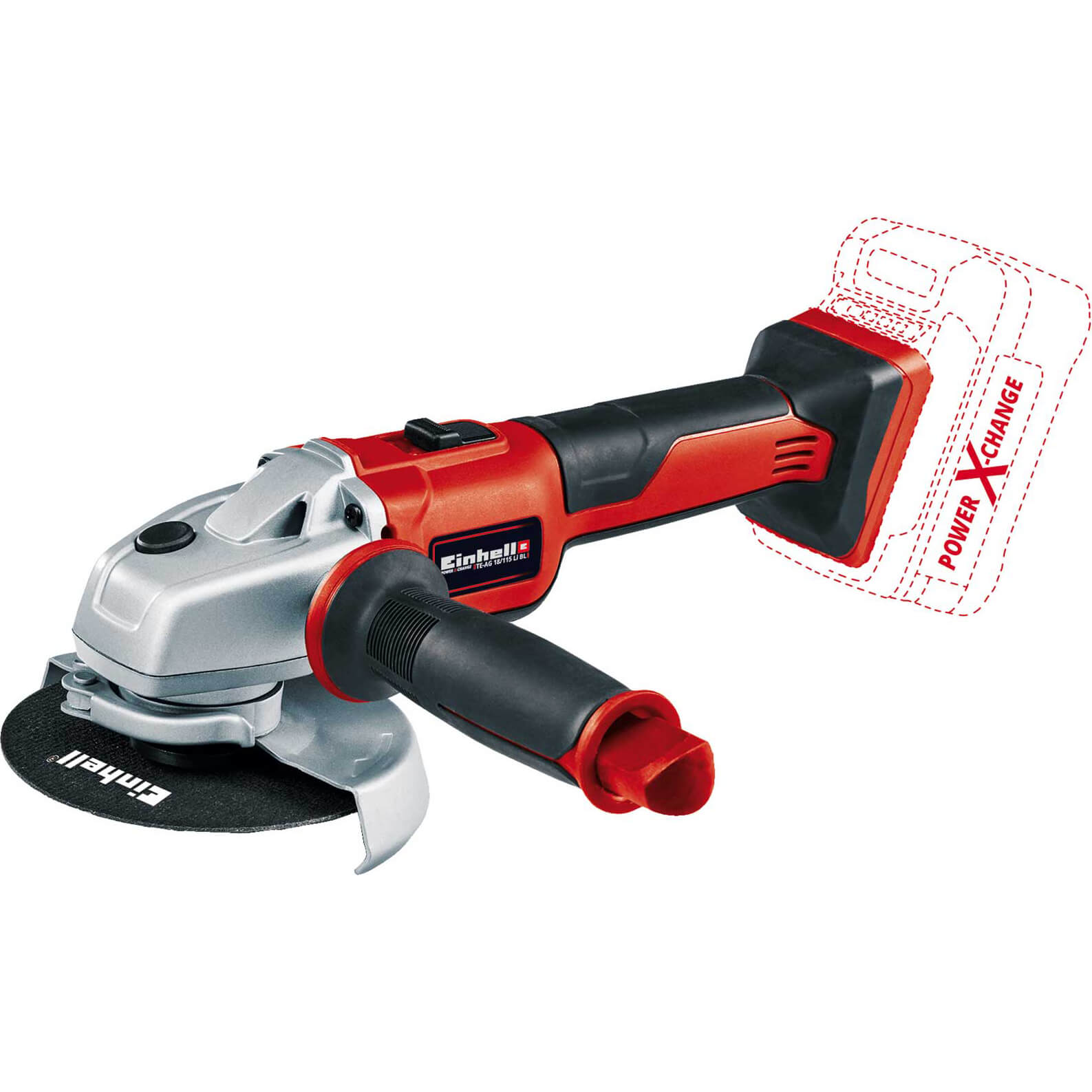 Image of Einhell AXXIO 18v Cordless Brushless Angle Grinder 115mm No Batteries No Charger No Case
