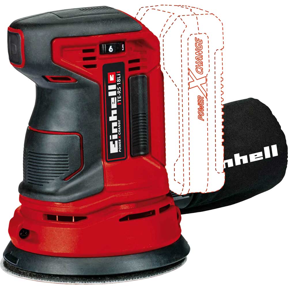 Einhell TE-RS 18 Li 18v Cordless Rotating Disc Sander 125mm No Batteries No Battery Charger No Case