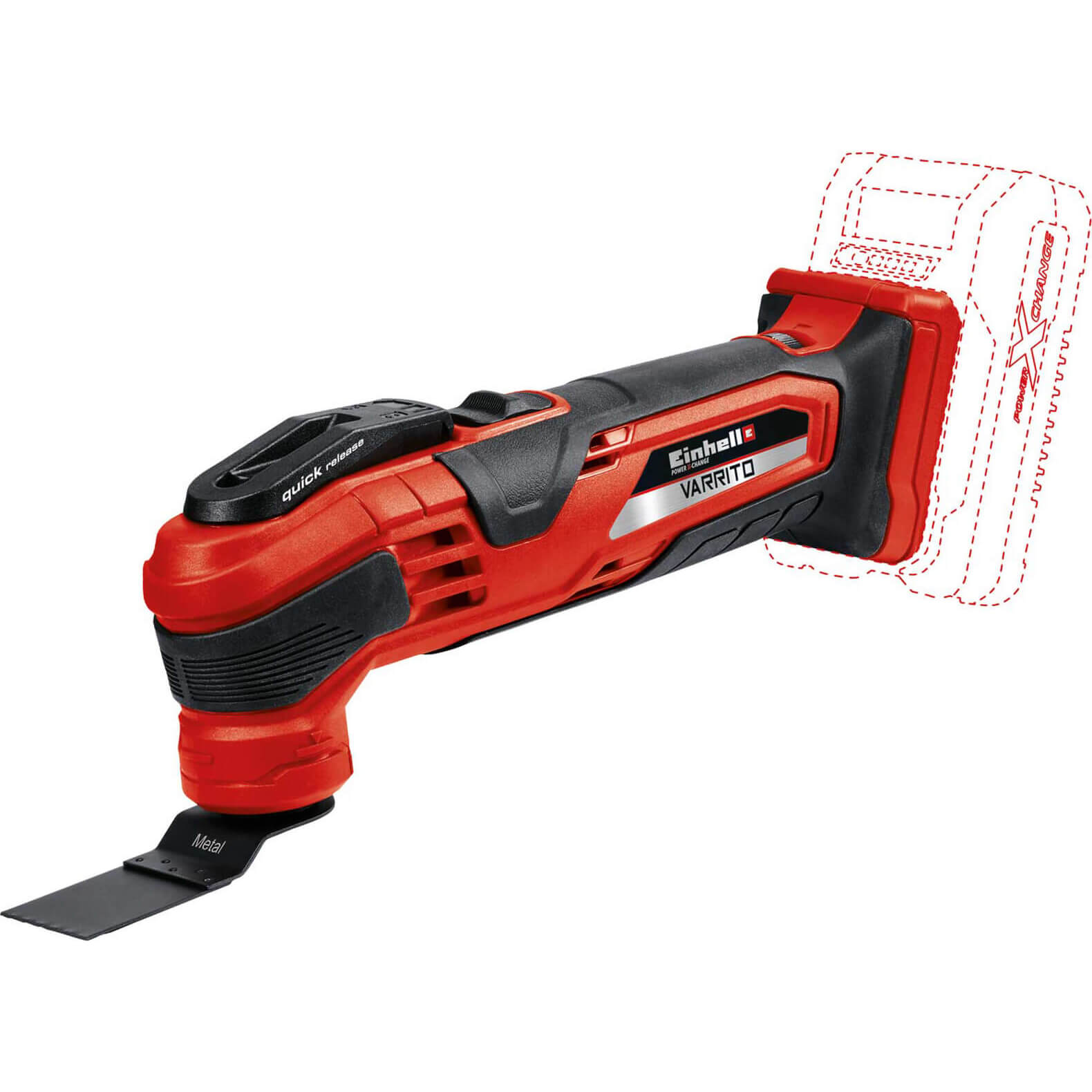 Image of Einhell VARRITO 18v Cordless Oscillating Multi Tool No Batteries No Charger No Case