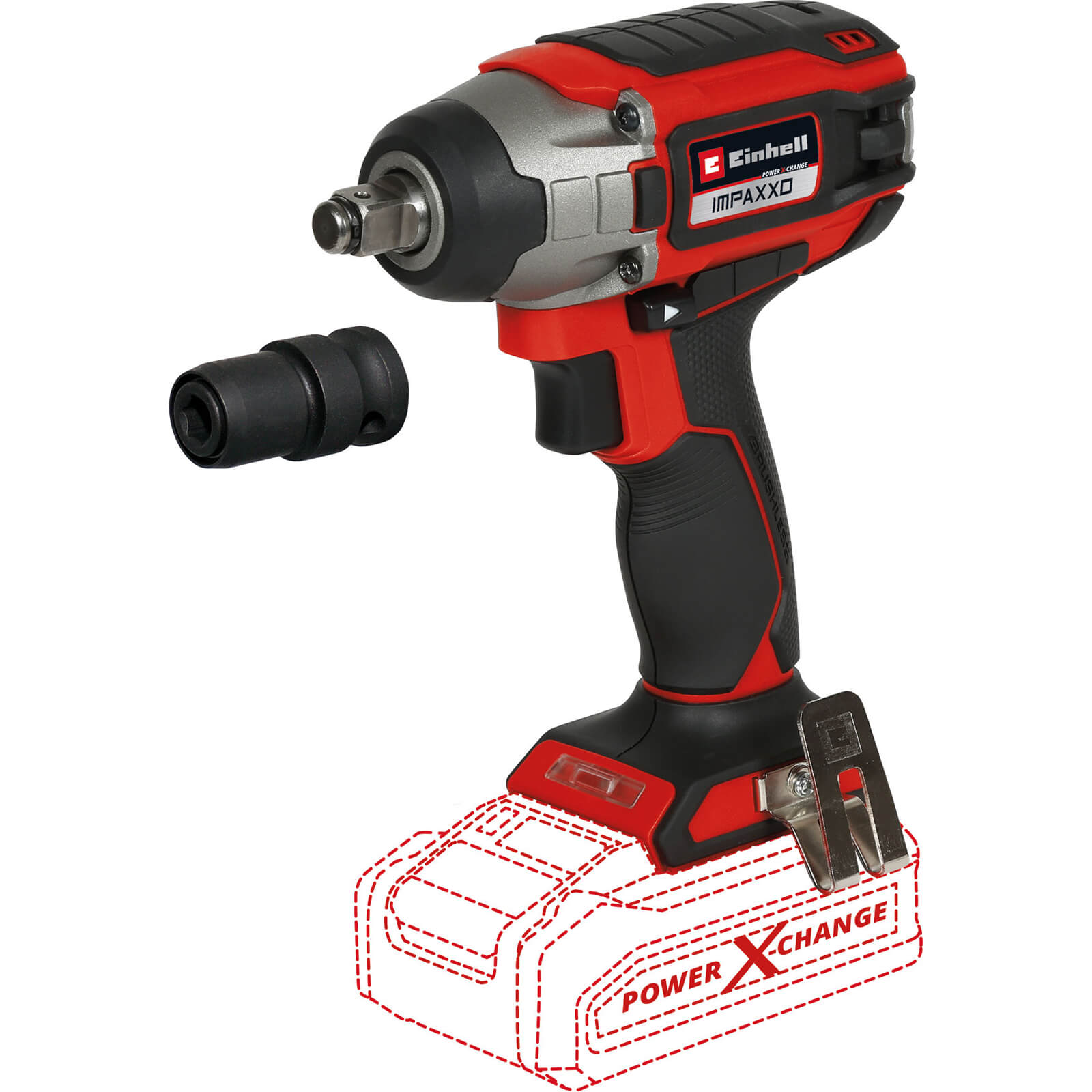 Image of Einhell IMPAXXO 18/230 18v Cordless Brushless 1/2" Impact Wrench No Batteries No Charger No Case