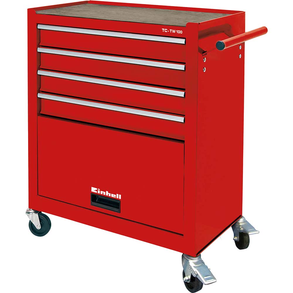 Image of Einhell TC-TW 100 Classic Workshop Trolley Cabinet Red