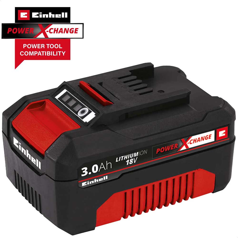 Image of Einhell Genuine Power X-Change 18v Cordless Li-ion Battery 3ah 3ah