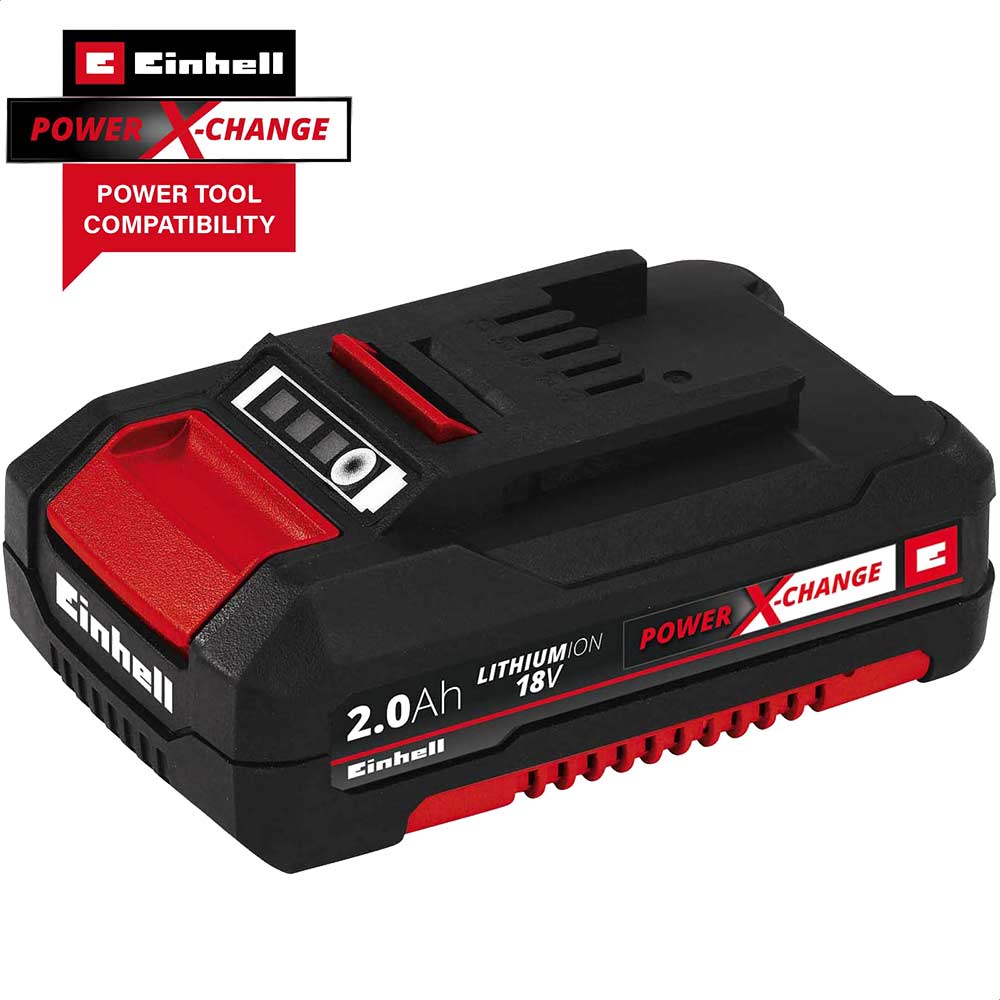 Image of Einhell Genuine Power X-Change 18v Cordless Li-ion Battery 2ah 2ah