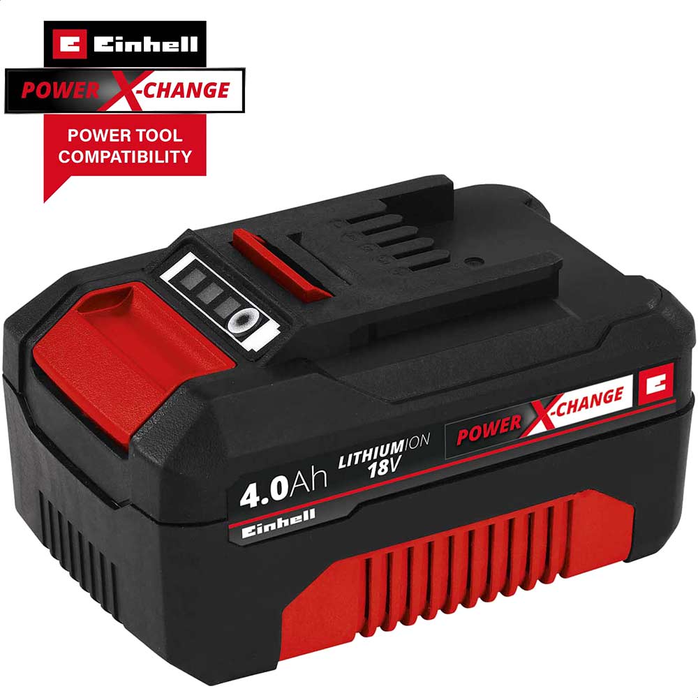 Image of Einhell Genuine Power X-Change 18v Cordless Li-ion Battery 4ah 4ah