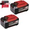 Einhell Genuine PXC 18v Cordless Twin Pack Slim Plus Li-ion Batteries 5.2ah  Einhell Genuine PXC 18v Cordless Twin Pack Slim Plus Li-ion Batteries 5.2ah