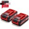 Einhell Genuine PXC 18v Cordless Twin Pack Slim Plus Li-ion Batteries 3ah  Einhell Genuine PXC 18v Cordless Twin Pack Slim Plus Li-ion Batteries 3ah