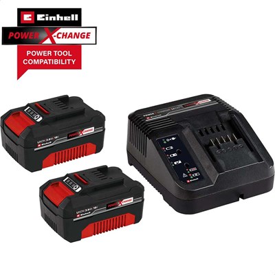Einhell Genuine PXC 18v Cordless Battery Charger and Li-Ion Batteries 3ah
