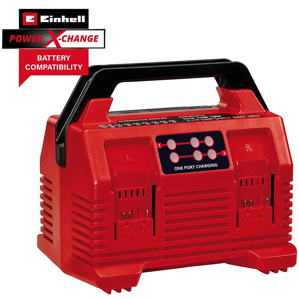 Einhell Genuine PXC 18v Cordless 2X2 Quattrocharger Battery Charger