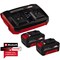 Einhell Genuine PXC 18v Cordless Twin Battery Charger and Li-ion Batteries 4ah  Einhell Genuine PXC 18v Cordless Twin Battery Charger and Li-ion Batteries 4ah