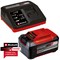 Einhell Genuine PXC 18v Cordless Slim Plus Li-ion Battery 5.2ah and Fast Charger  Einhell Genuine PXC 18v Cordless Slim Plus Li-ion Battery 5.2ah and Fast Charger