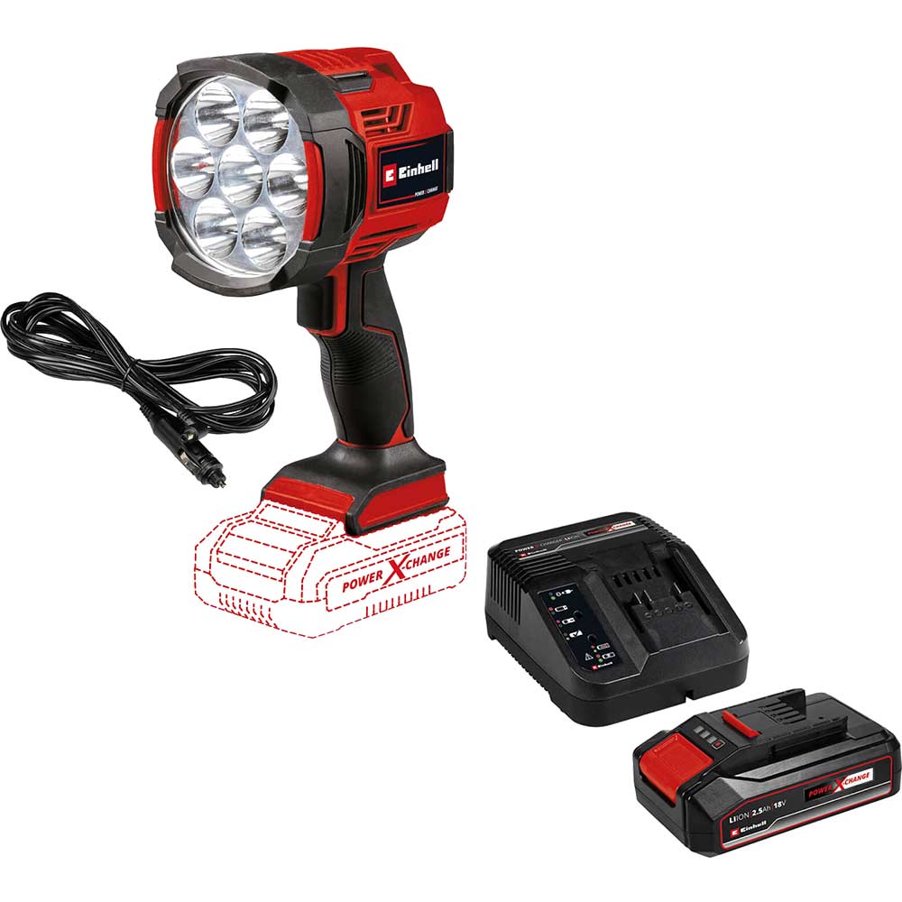 Bosch EASYLAMP 12v Cordless Torch 1 x 2.5ah Li ion Charger No Case