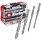 Einhell 4 Piece Ceramic Tile Drill Bit Set in XS Case  Einhell 4 Piece Ceramic Tile Drill Bit Set in XS Case