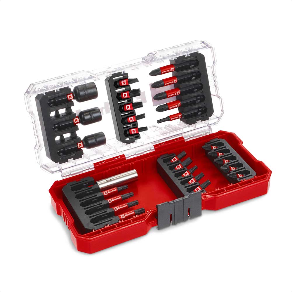 Einhell 28 Piece Impact Screwdriver Bit Set in S Case Screwdriver Bit Sets