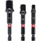 Einhell 3 Piece 1/4" Hex Impact Socket Adaptor Set  Einhell 3 Piece 1/4" Hex Impact Socket Adaptor Set