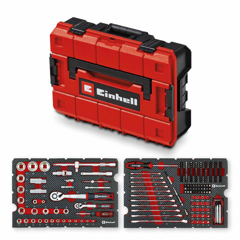 Einhell 201 Piece Automotive Hand Tool Kit In E Case