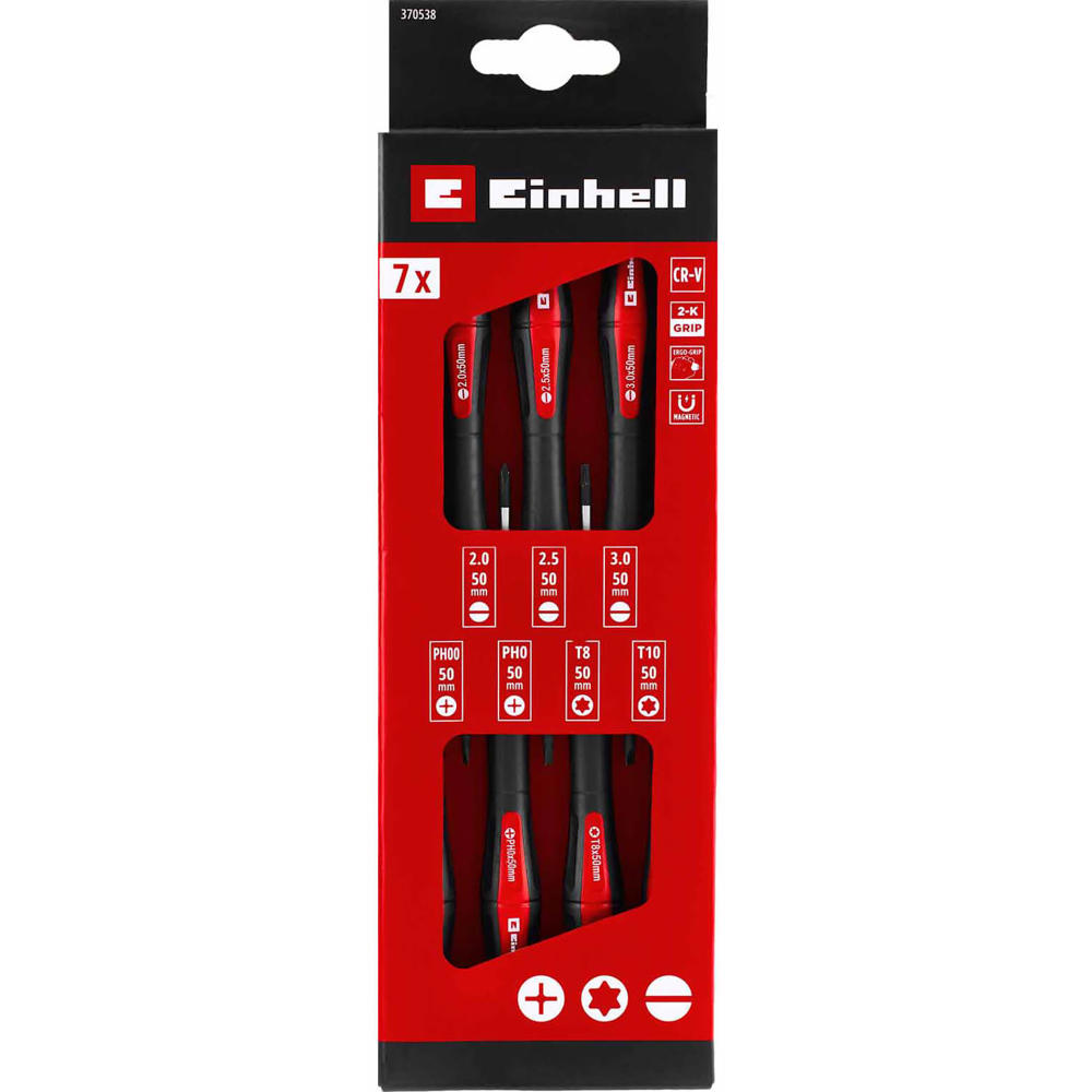 Einhell 7 Piece Precision Screwdriver Set