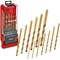 Einhell 13 Piece HSS-G Titanium Coated Drill Bit Set  Einhell 13 Piece HSS-G Titanium Coated Drill Bit Set