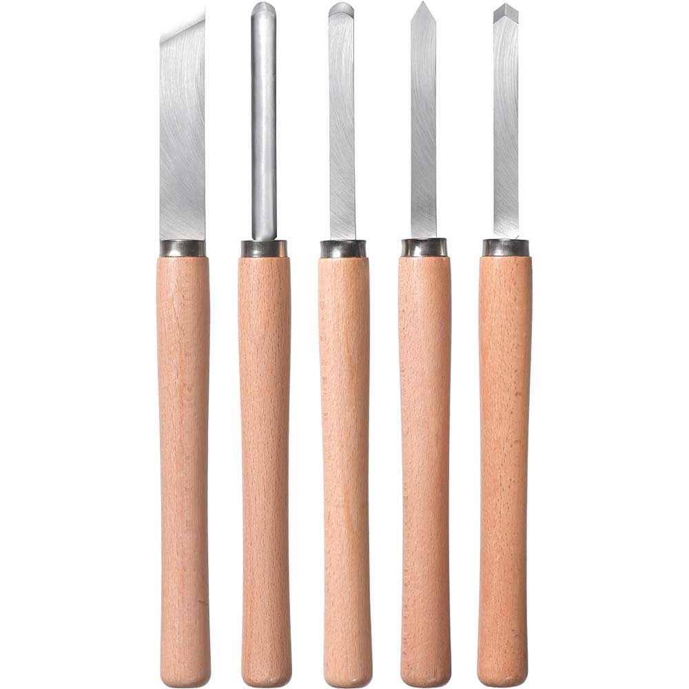 Image of Einhell 5 Piece Wood Turning Chisel Set