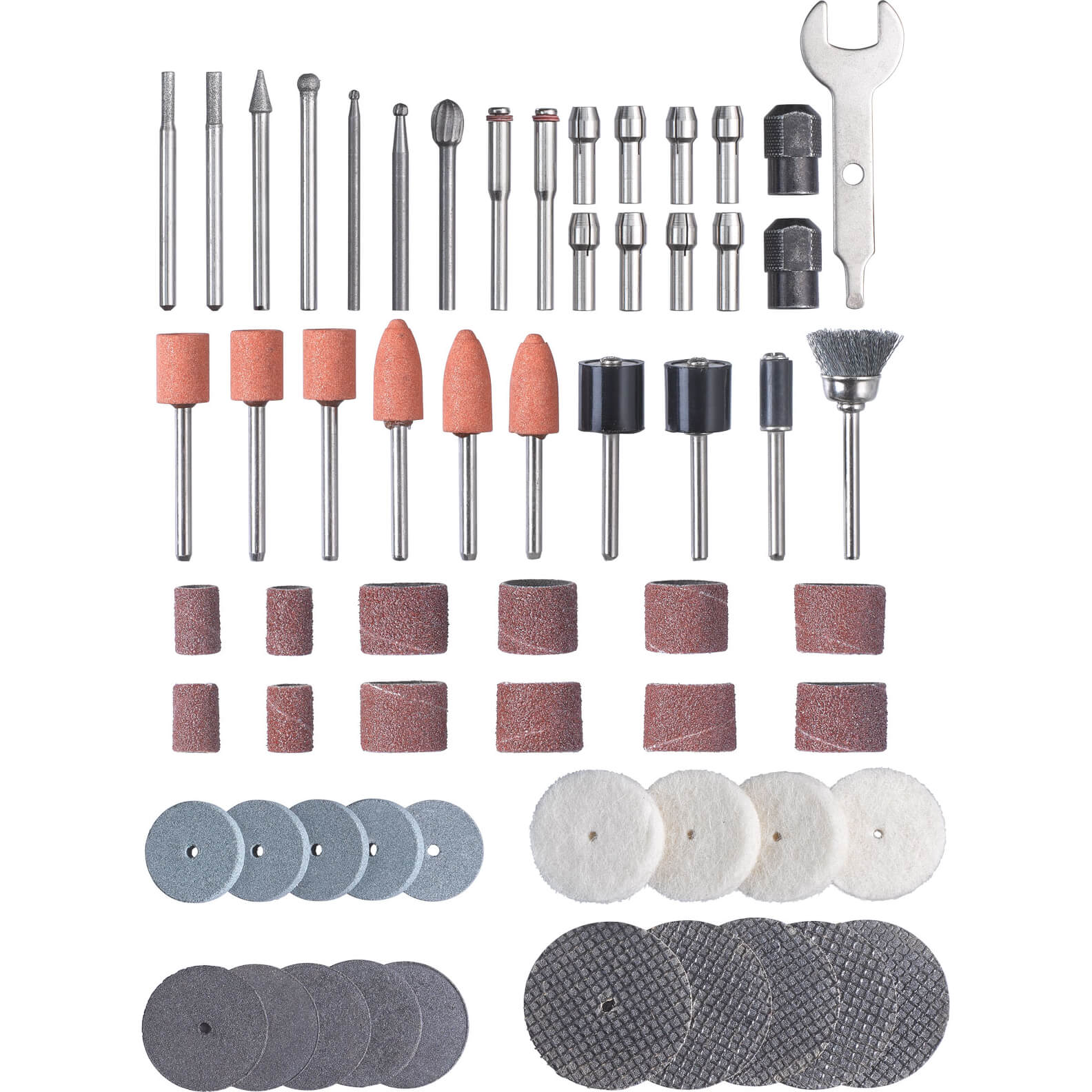Image of Einhell 61 Piece Rotary Multi Tool Accessory Set