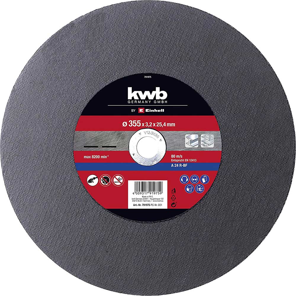 Einhell Metal Cutting Saw Disc 355mm 25.4mm