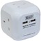 Sealey 4 Way Mains Extension Cube and USB Sockets 240v  Sealey 4 Way Mains Extension Cube and USB Sockets 240v