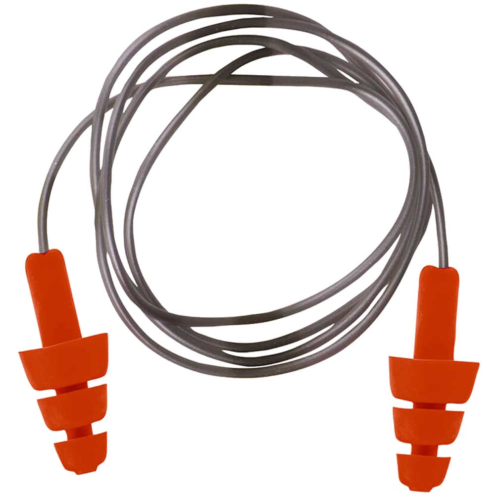 Portwest Reusable Corded TPR Ear Plugs Pack of 50