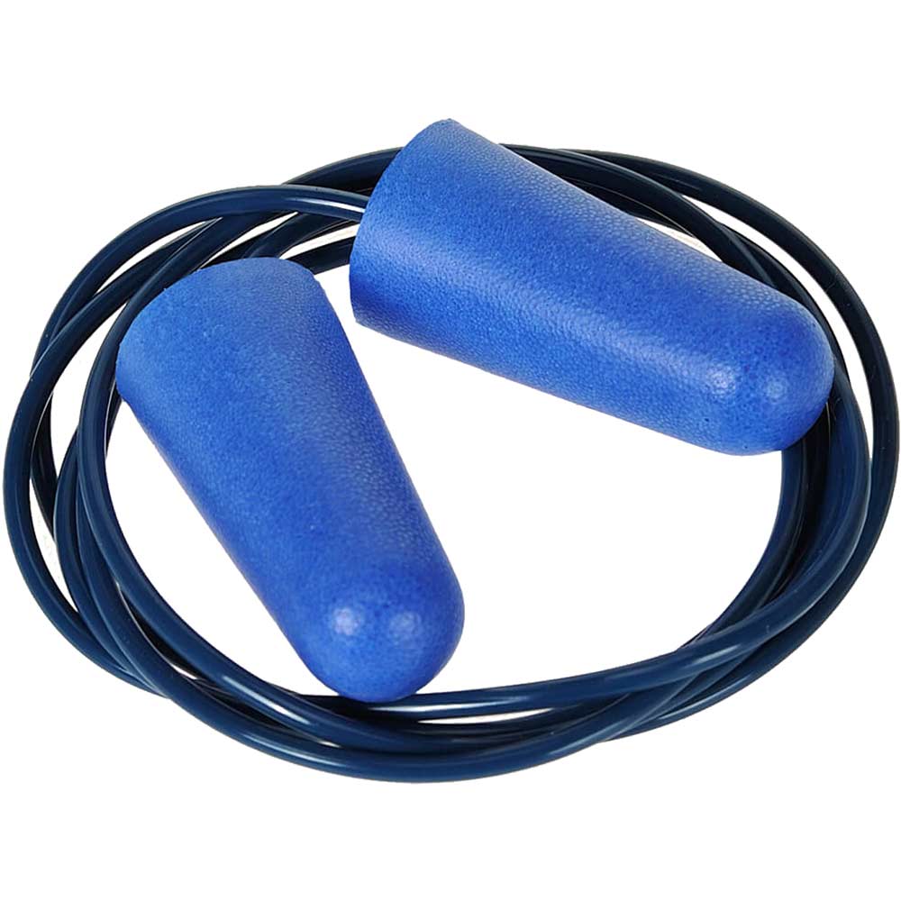 Portwest Detectable Corded PU Food Industry Ear Plugs Pack of 200