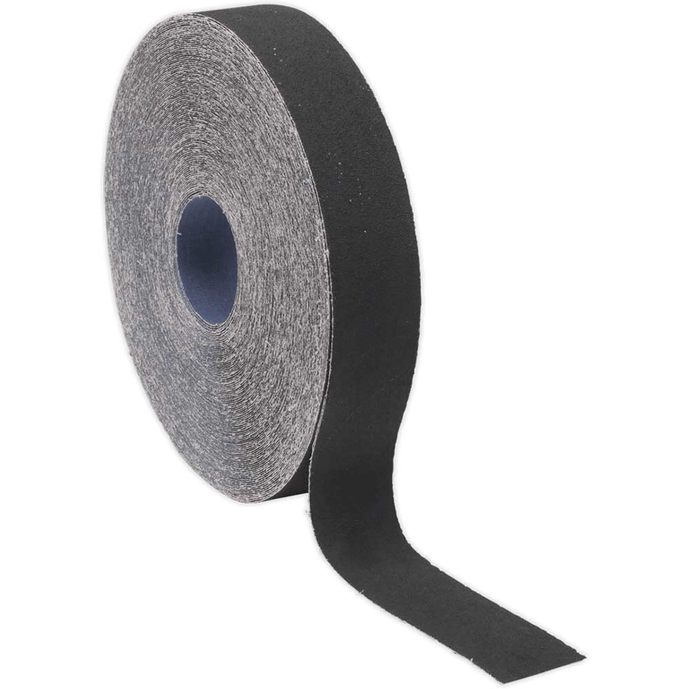 Sealey Emery Roll Blue Twill 25mm 50m 150g