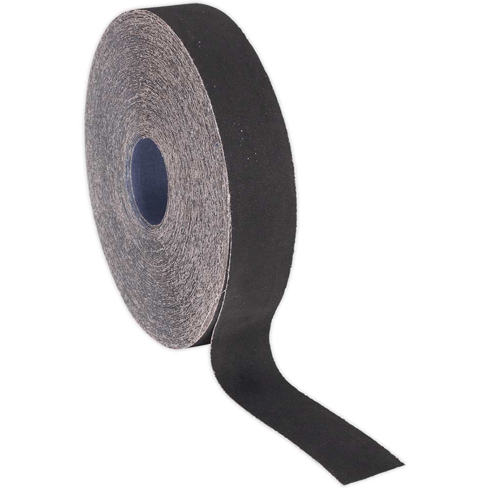 Sealey Emery Roll Blue Twill 25mm 50m 60g