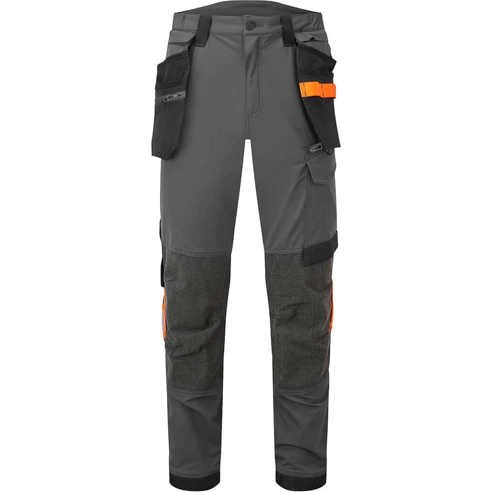 Portwest EV4 Stretch Holster Trousers Metal Grey 32" 31
