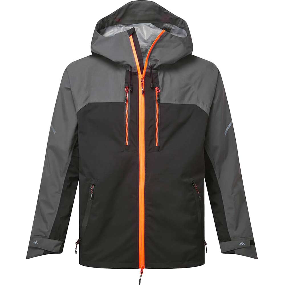 Portwest EV4 Breathable Waterproof Shell Jacket Metal Grey 2XL