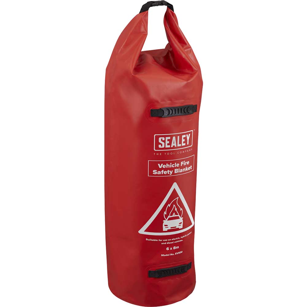 Sealey Silicone Coated Vehicle Fire Safety Blanket 6m 8m