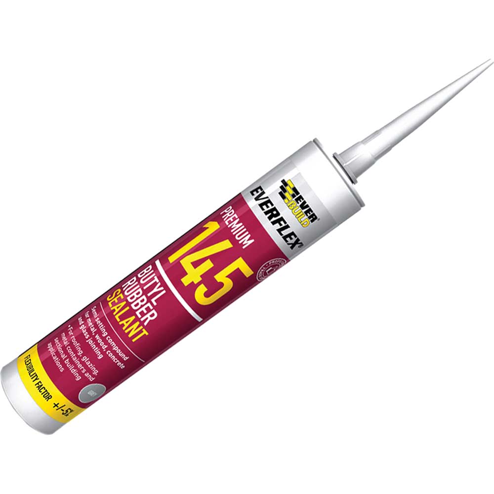 Everbuild 145 Butyl Rubber C3 Sealant 310ml