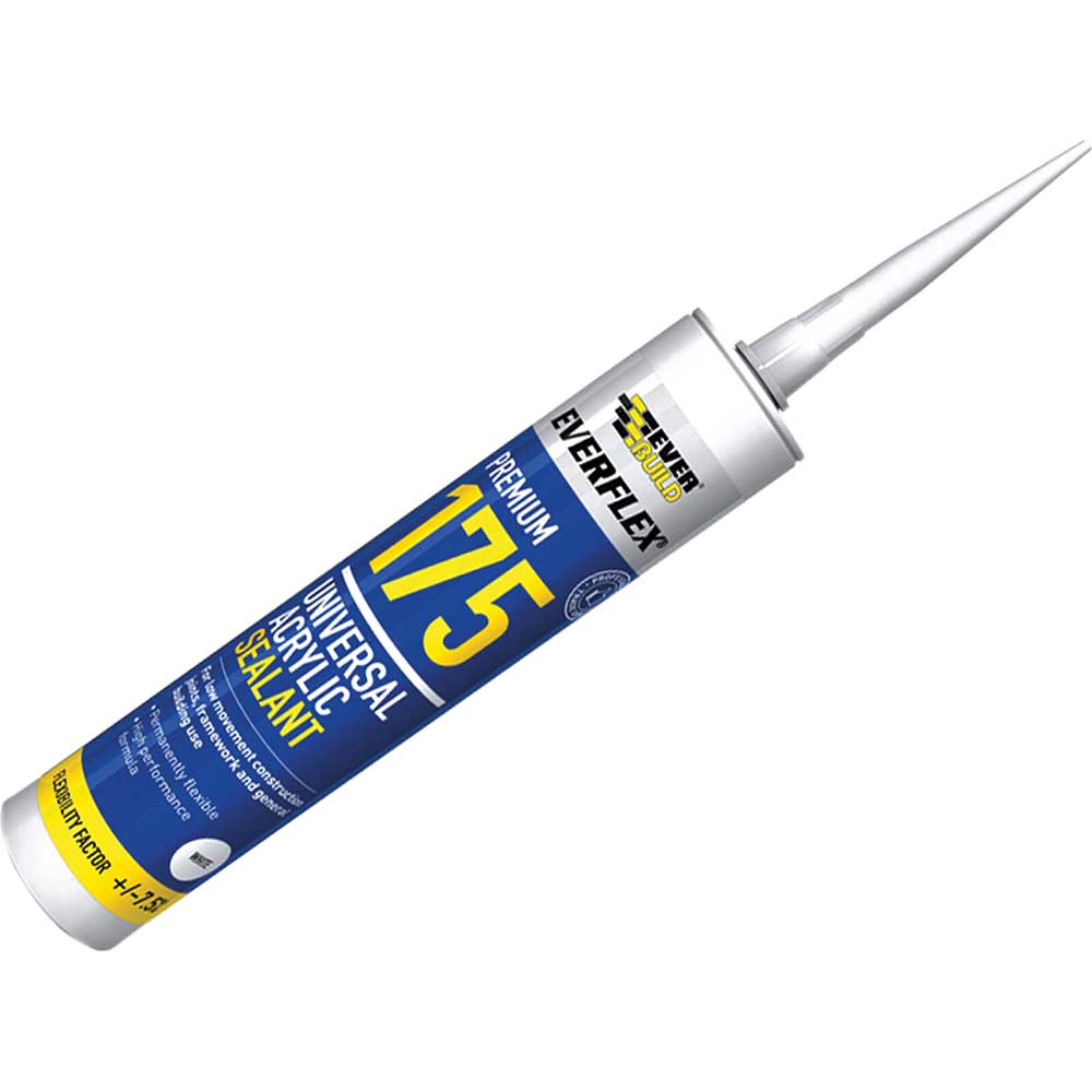 Everbuild Universal Acrylic Sealant Brown 310ml