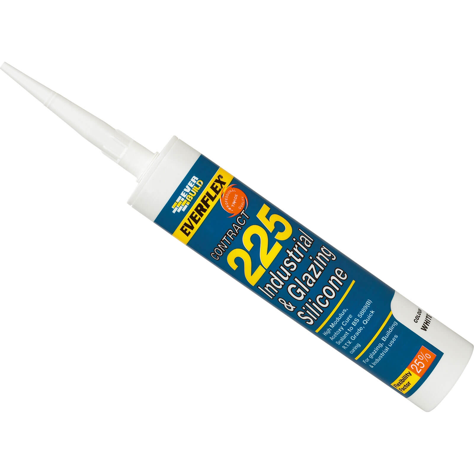 Photos - Sealant / Adhesive Everbuild Industrial and Glazing Silicone Brushed Steel 310ml EVB225STEEL 