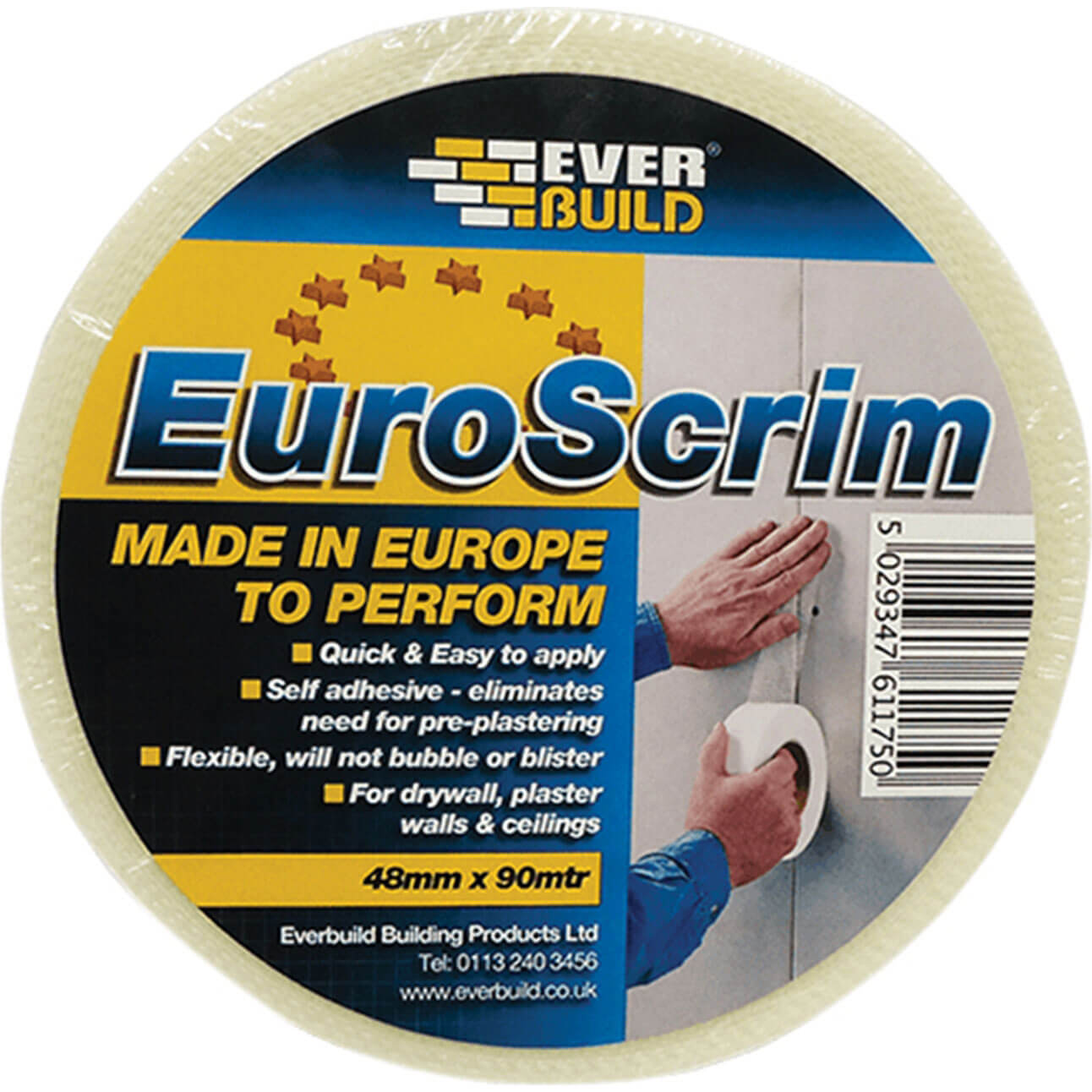 Image of Everbuild EuroScrim Scrim Tape 100mm 90m