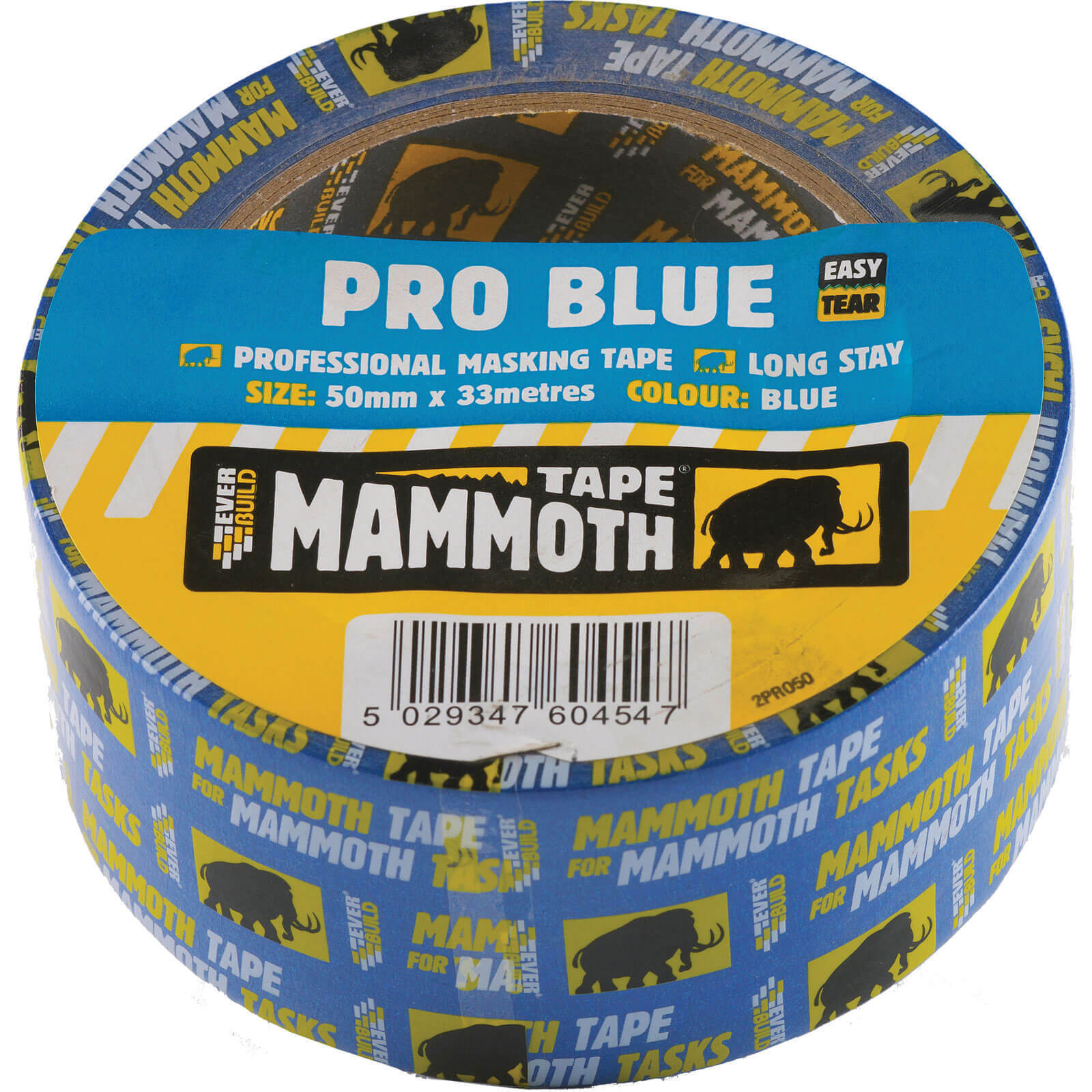 Image of Everbuild Pro Blue Masking Tape 50mm 33m