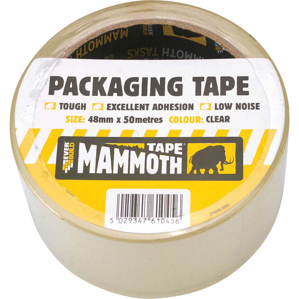 Everbuild Packaging Tape Clear 48mm 50m