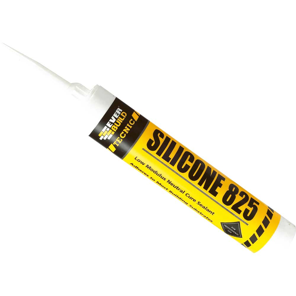 Image of Everbuild Tecnic Silicone Sealant Anthracite 380ml