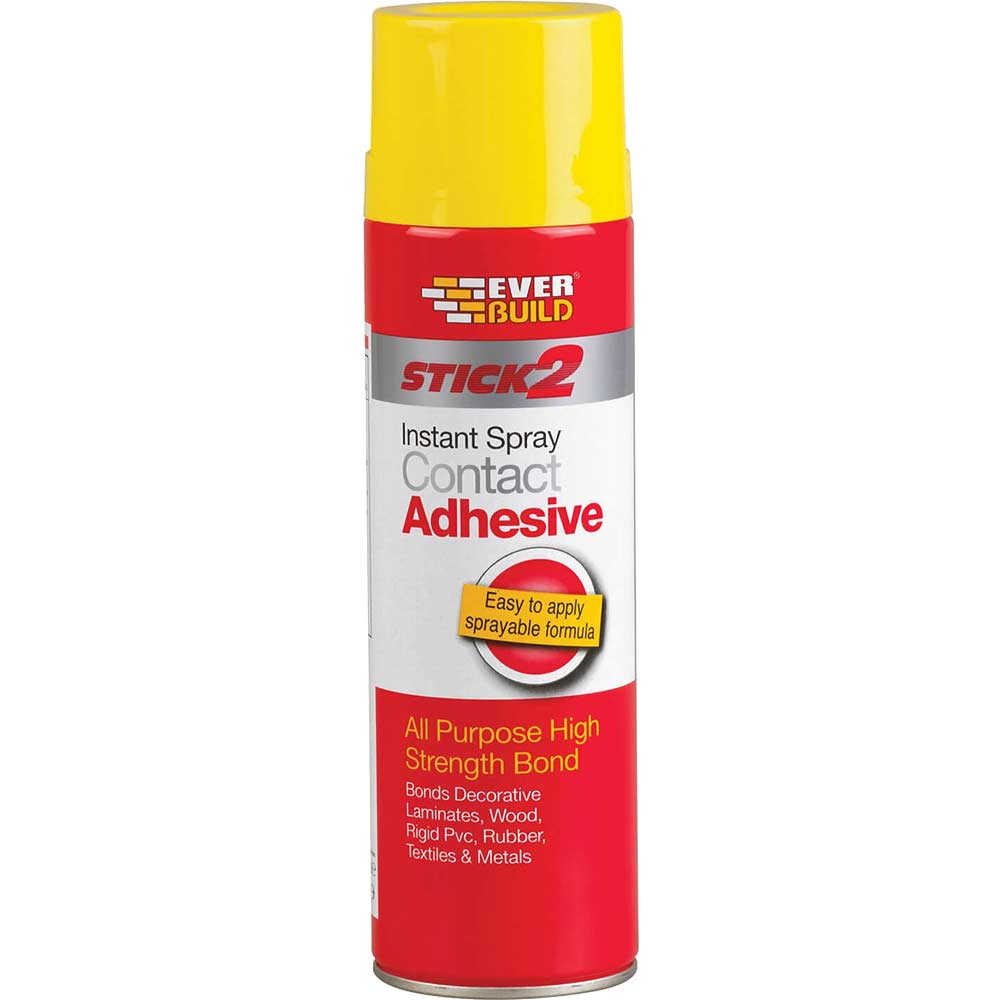 Image of Everbuild Stick 2 Spray Contact Adhesive 500ml