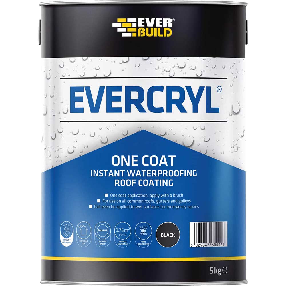 Everbuild Evercryl One Coat Black