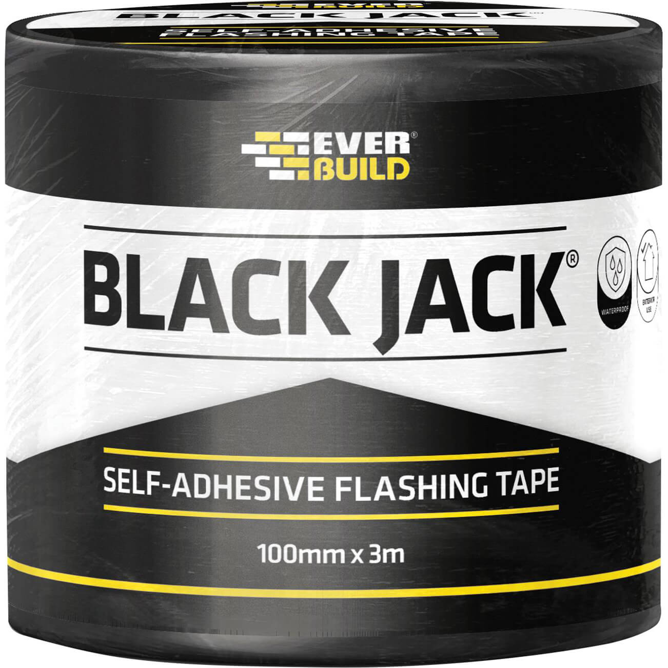 Image of Everbuild Black Jack DIY Flashing Tape 100mm 3m