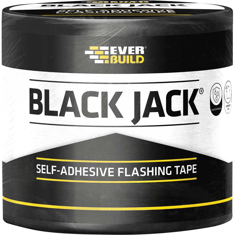 Image of Everbuild Black Jack DIY Flashing Tape 150mm 3m